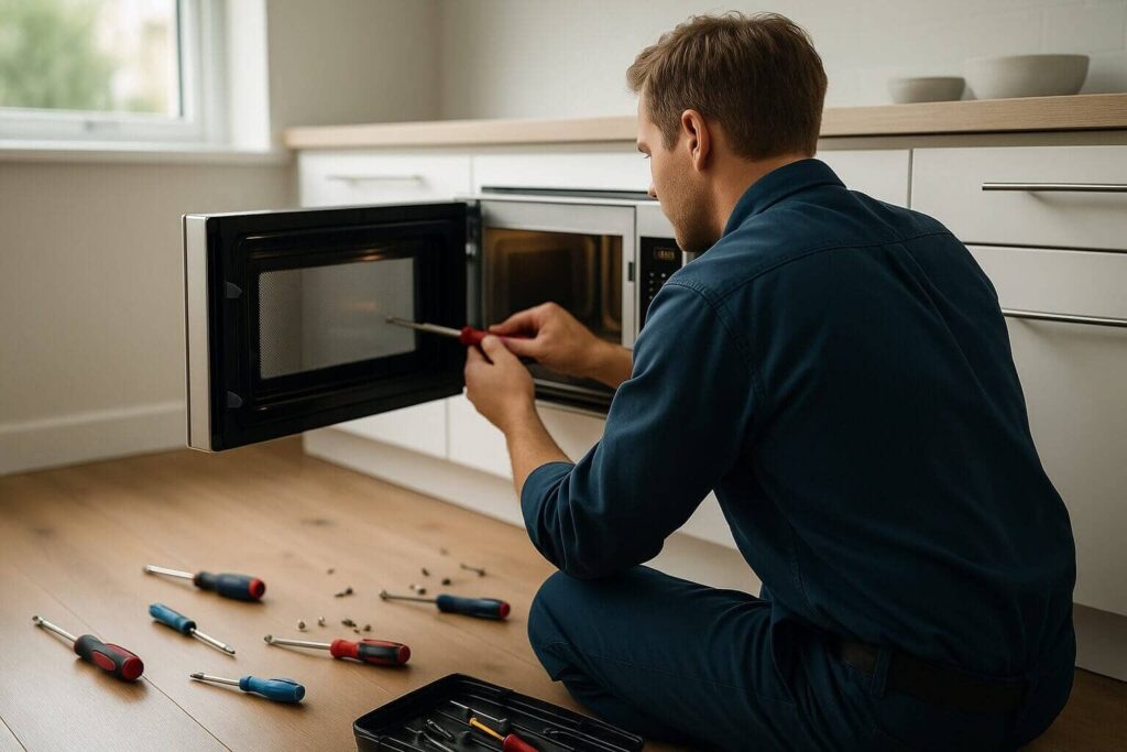 microwave door repair