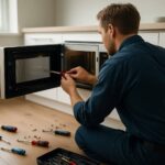 microwave door repair